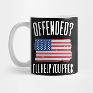 Conservative US Flag Politics Mug